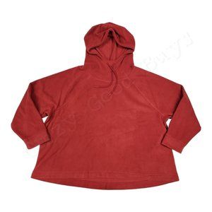 Old Navy Soft Fleece Pull-Over Hoodie, Maroon, 3X / XXXL